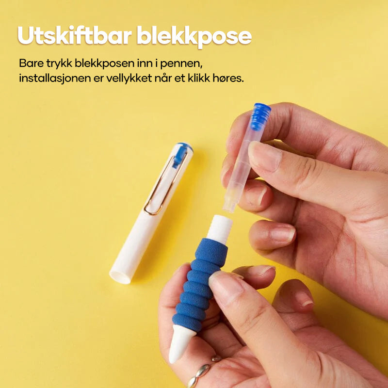 Uttrekkbar fyllepenn