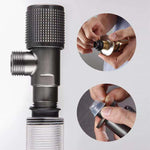 Trekantventiltetning for kran