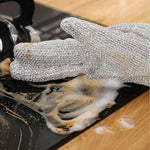 Oppvaskhansker av ståltråd