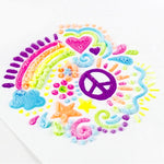 DIY Bubble Popcorn tegnepenner (6 stk)