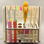 Alt-i-ett tregarnskål - Multifunksjonelt strikkeverktøy