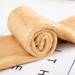 Fortykkende vintermyke fløyelssnøsokker