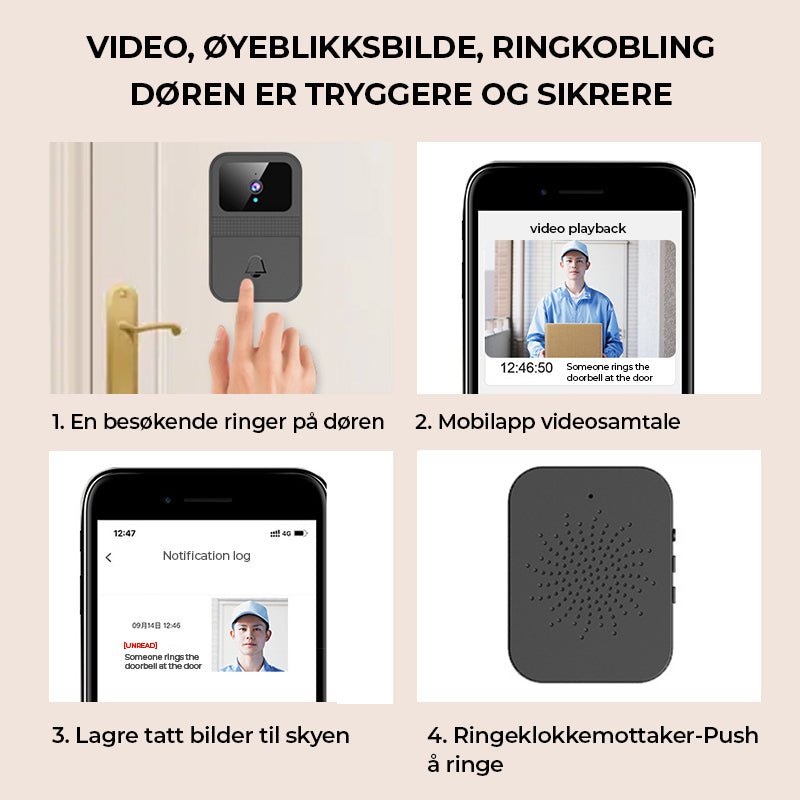Smart videoringeklokke