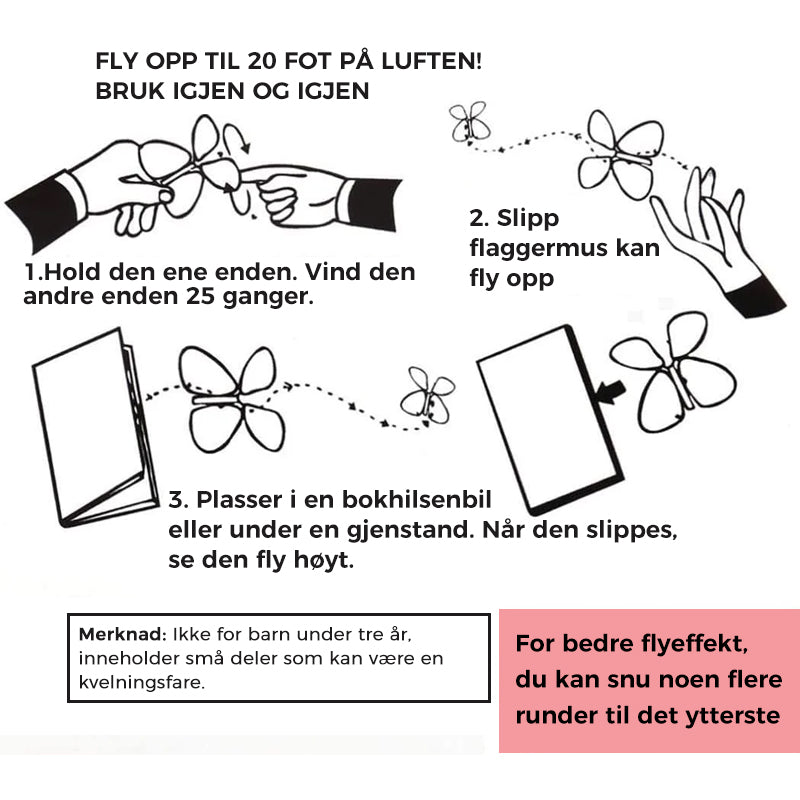 Morsomme Pranks Flyvende Flaggermus