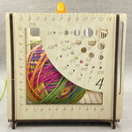 Alt-i-ett tregarnskål - Multifunksjonelt strikkeverktøy