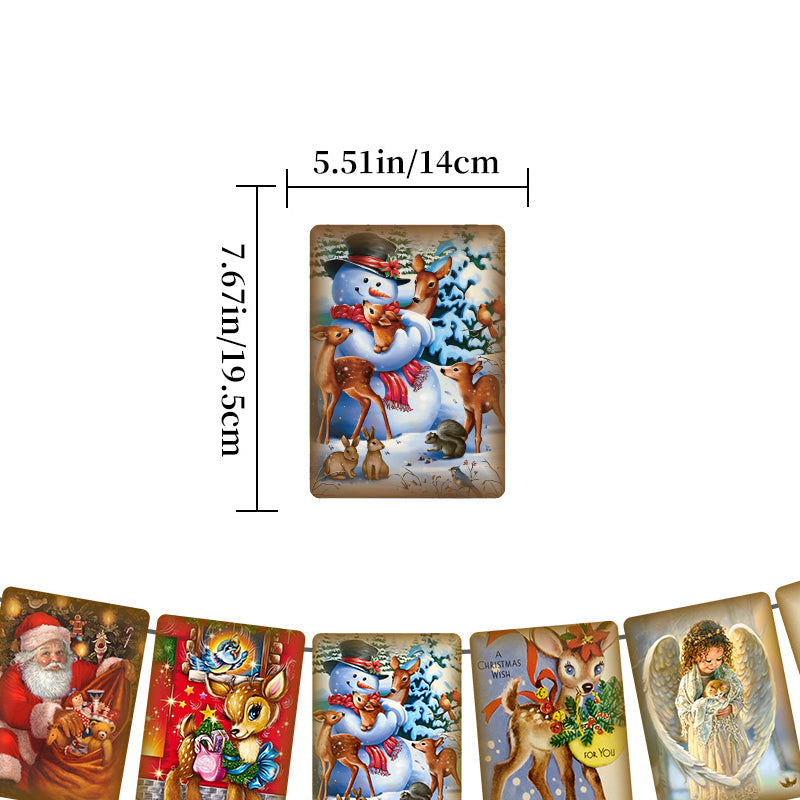 Julebanner i vintage stil